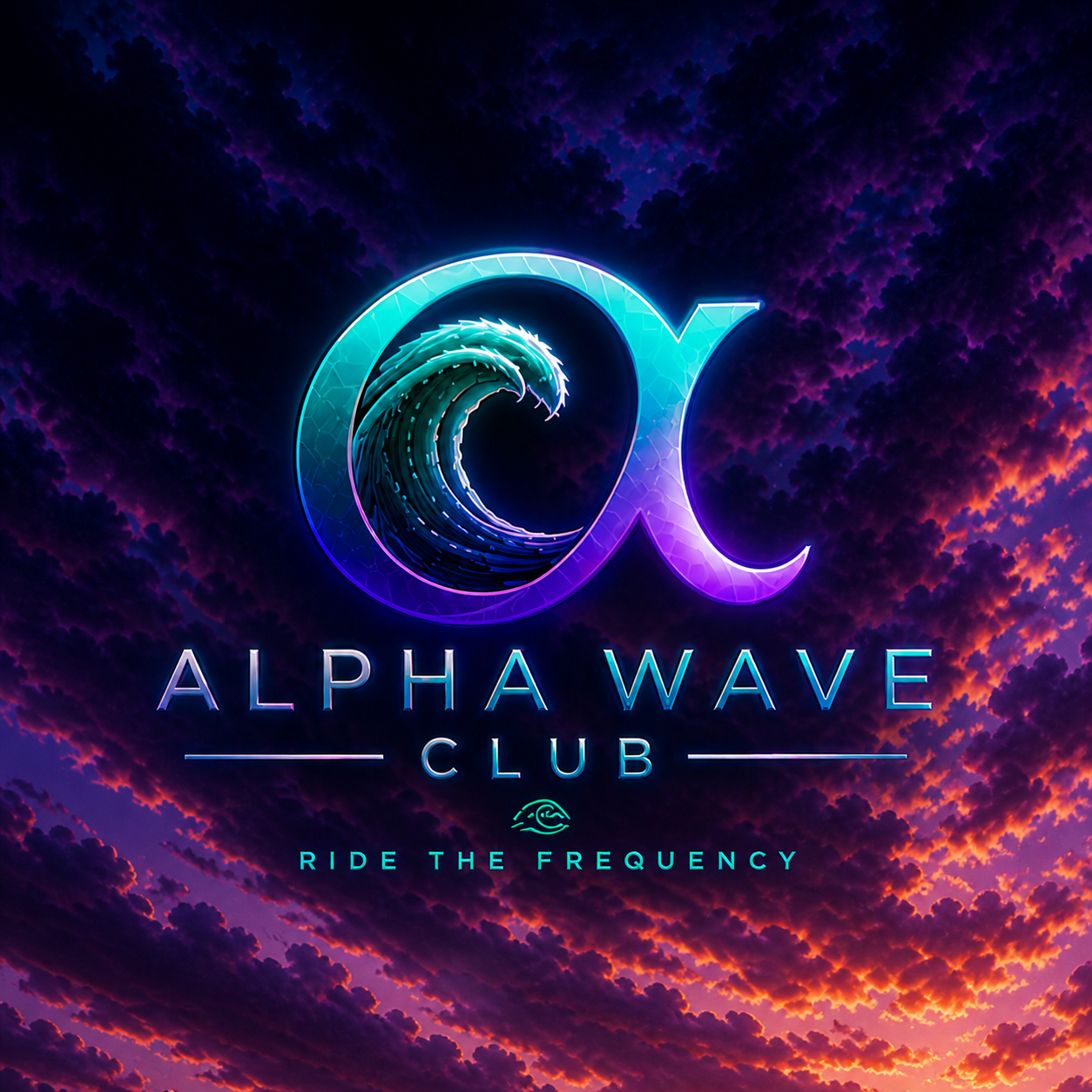 Alpha Wave Club Logo